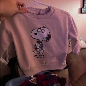 Tan Snoopy Sweatshirt